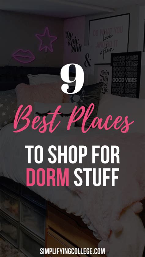 Best Places To Shop For Dorm Stuff
